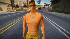 Beach Man with Wavy Shorts (Vice City) para GTA San Andreas