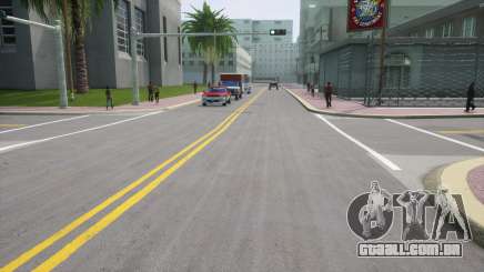 Novas texturas da estrada para GTA Vice City Definitive Edition