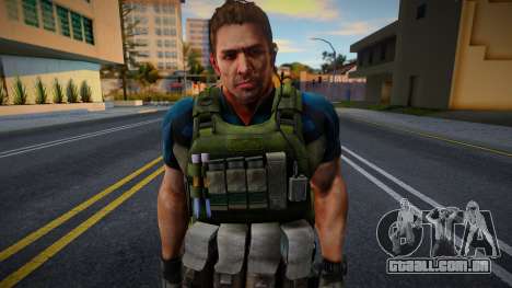 Chris Redfield de Resident Evil 6 para GTA San Andreas