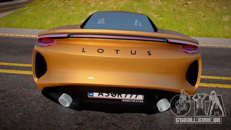 Lotus Emira 2022 para GTA San Andreas