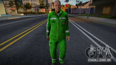 Ambulância Trabalhador v6 para GTA San Andreas