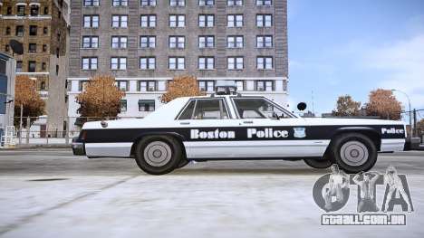 Ford LTD Crown Victoria 1987 Boston Police para GTA 4