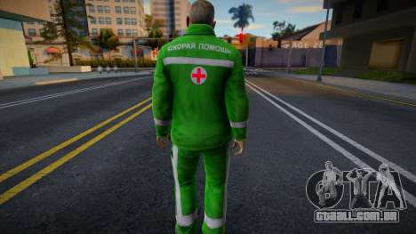 Ambulância Trabalhador v6 para GTA San Andreas