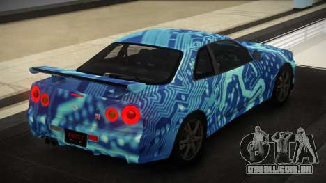 Nissan Skyline R34 GT V-Spec S5 para GTA 4