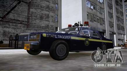 Ford LTD Crown Victoria 1987 NY State Police para GTA 4