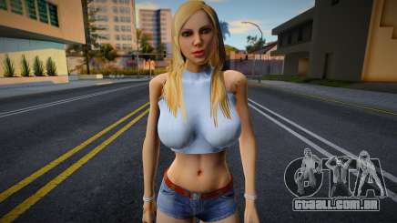 Trishka Ms.Titka Girlfriend Mod v1 para GTA San Andreas