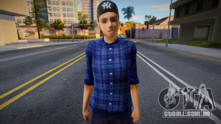 Garota de camisa 1 para GTA San Andreas