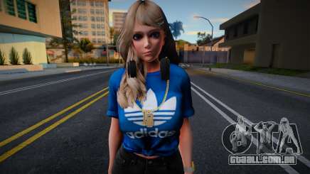 DOAXVV Amy - Fashion Casual V2 Adidas Denim Shor para GTA San Andreas