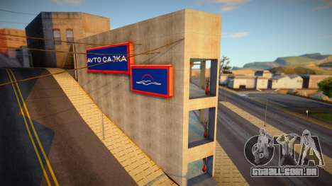 Avto Cajka Automobile Dealership HQ para GTA San Andreas