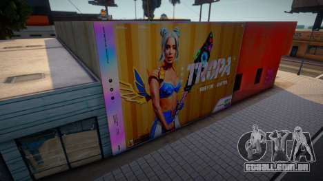 Anitta Free Fire Mural para GTA San Andreas