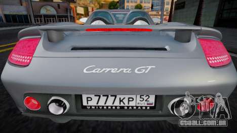 2003 Porsche Carrera GT para GTA San Andreas