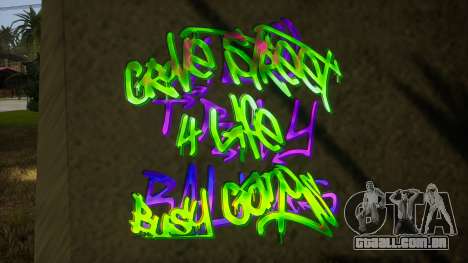 Realistic Gangs Graffitis Sanded (New Textures)