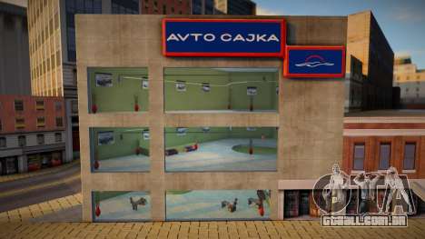 Avto Cajka Automobile Dealership HQ para GTA San Andreas