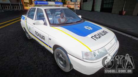 VAZ 2110 - Patrol Police Ukraine para GTA San Andreas