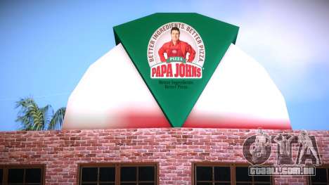 Papa Johns Pizzaria para GTA Vice City