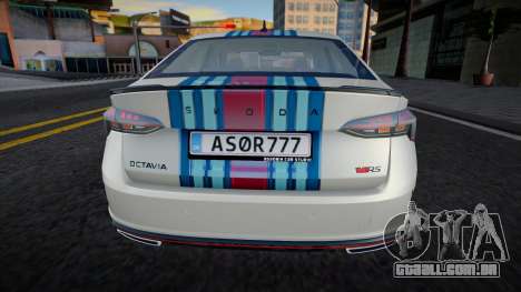 Skoda Octavia RS 2020 - Vinil 2 para GTA San Andreas