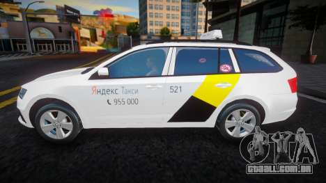 Táxi Skoda Octavia VRS Yandex para GTA San Andreas