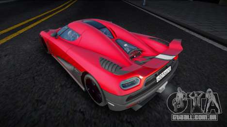 Koenigsegg Agera R (Remake) para GTA San Andreas