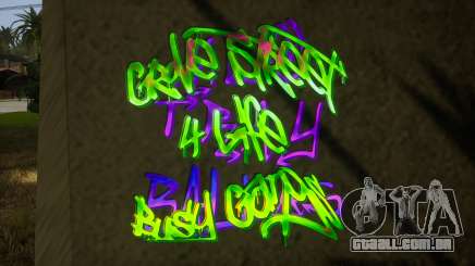 Realistic Gangs Graffitis Sanded (New Textures) para GTA San Andreas Definitive Edition