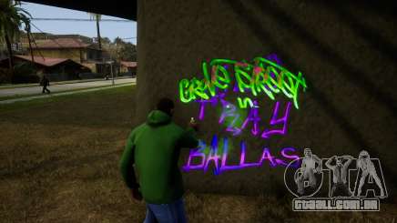 Realistic Gangs Graffitis Sanded para GTA San Andreas Definitive Edition