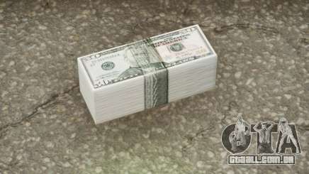 Realistic Banknote Dollar 50 (New Textures) para GTA San Andreas Definitive Edition