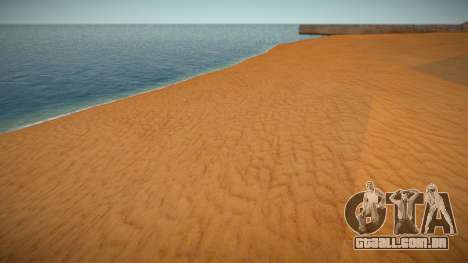 Texturas de areia na praia em San Fierro para GTA San Andreas