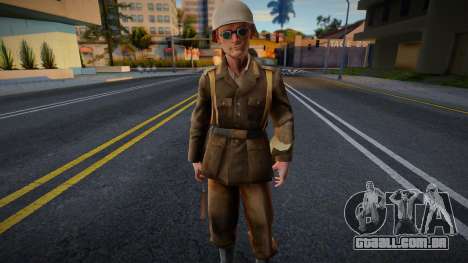 Soldado Alemão (África) V3 de Call of Duty 2 para GTA San Andreas