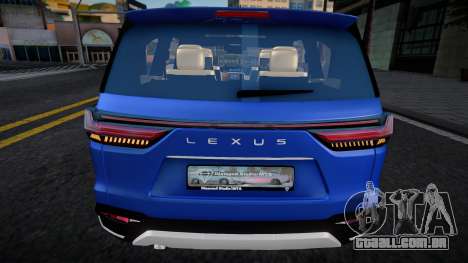 Lexus LX600 2022 CCD (Diamond) para GTA San Andreas