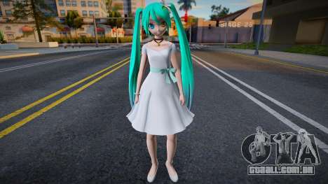 PDFT Hatsune Miku White Eve para GTA San Andreas