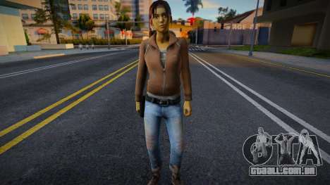 Zoe (Alyx HL2) de Left 4 Dead para GTA San Andreas