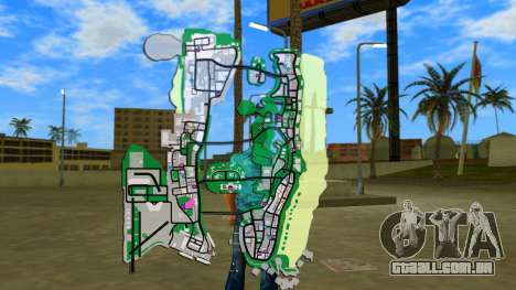 Mapa no jogo para GTA Vice City