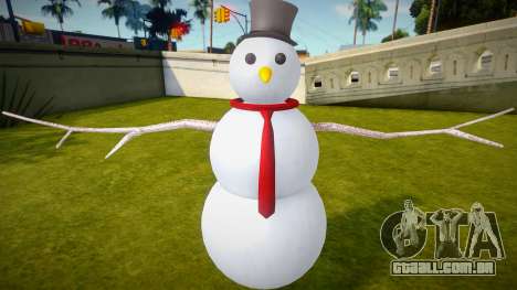 Para fazer um boneco de neve para GTA San Andreas
