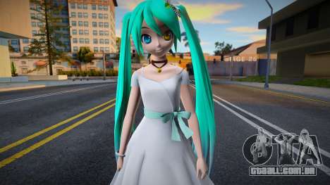 PDFT Hatsune Miku White Eve para GTA San Andreas