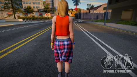 DOA Tina Armstrong - Costume 5 DOA6 v1 para GTA San Andreas