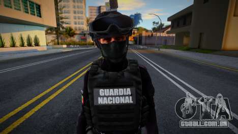 Soldado da Guarda Nacional do México v1 para GTA San Andreas