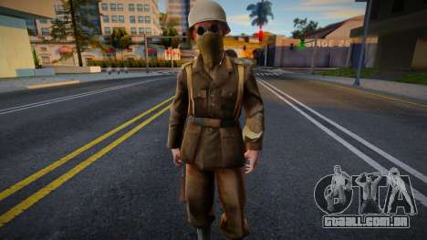 Soldado Alemão (África) V2 de Call of Duty 2 para GTA San Andreas