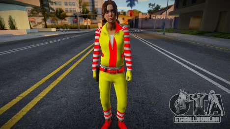 Zoe (McDonalds) de Left 4 Dead para GTA San Andreas