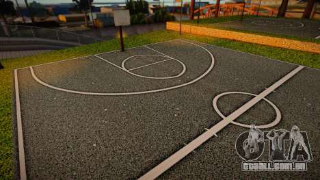Novas texturas para a quadra de basquete para GTA San Andreas
