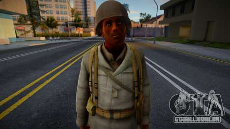 Soldado Negro da Segunda Guerra Mundial para GTA San Andreas