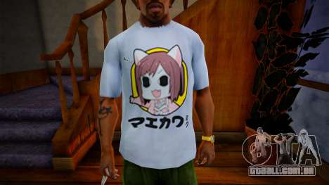 Miku Maekawa Gekijou Shirt para GTA San Andreas