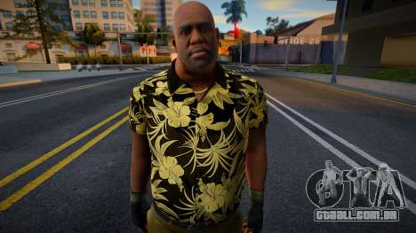 Treinador de Left 4 Morto com uma camisa havaian para GTA San Andreas