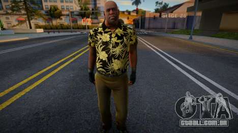 Treinador de Left 4 Morto com uma camisa havaian para GTA San Andreas