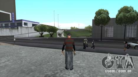 Freddy Krueger Skin para GTA San Andreas