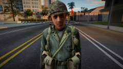 Soldado Americano de CoD WaW v6 para GTA San Andreas
