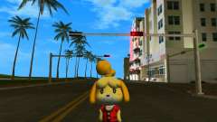 Isabelle from Animal Crossing (Red) para GTA Vice City