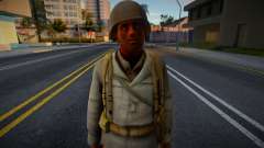 Soldado Negro da Segunda Guerra Mundial para GTA San Andreas