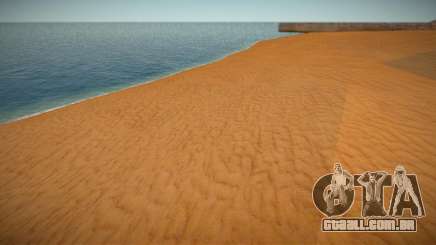 Texturas de areia na praia em San Fierro para GTA San Andreas