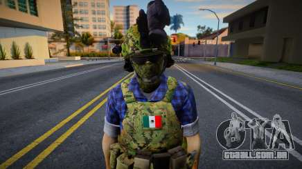 Soldado da Secretaria da Marinha Mexie para GTA San Andreas