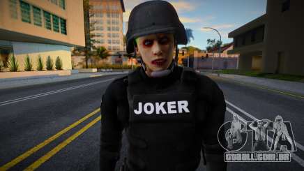 Coringa em uniforme das forças especiais v1 para GTA San Andreas