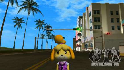 Isabelle from Animal Crossing (Purple) para GTA Vice City